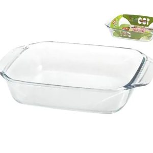 BANDEJA VIDRIO RECTANGULAR 35X