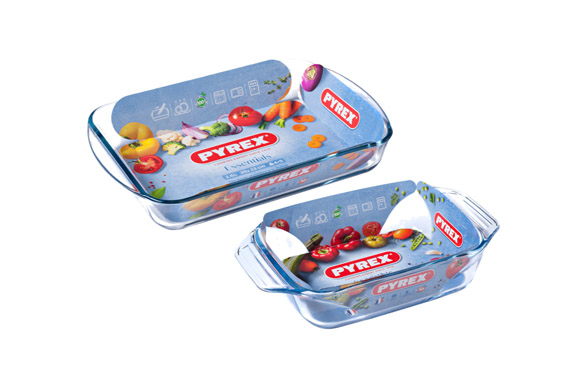 BAND VIDRIO HOR PYREX 35X23CM/