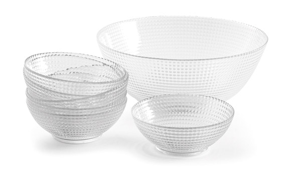 ENSALADERA CRISTAL + 6 BOLS SE