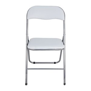 SILLA PLEGABLE BLANCA CON ASIE