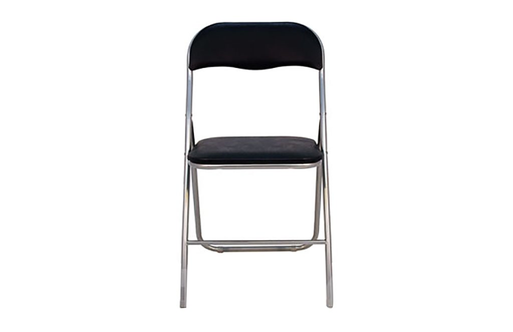 SILLA PLEGABLE NEGRO CON ASIEN