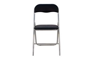 SILLA PLEGABLE NEGRO CON ASIEN