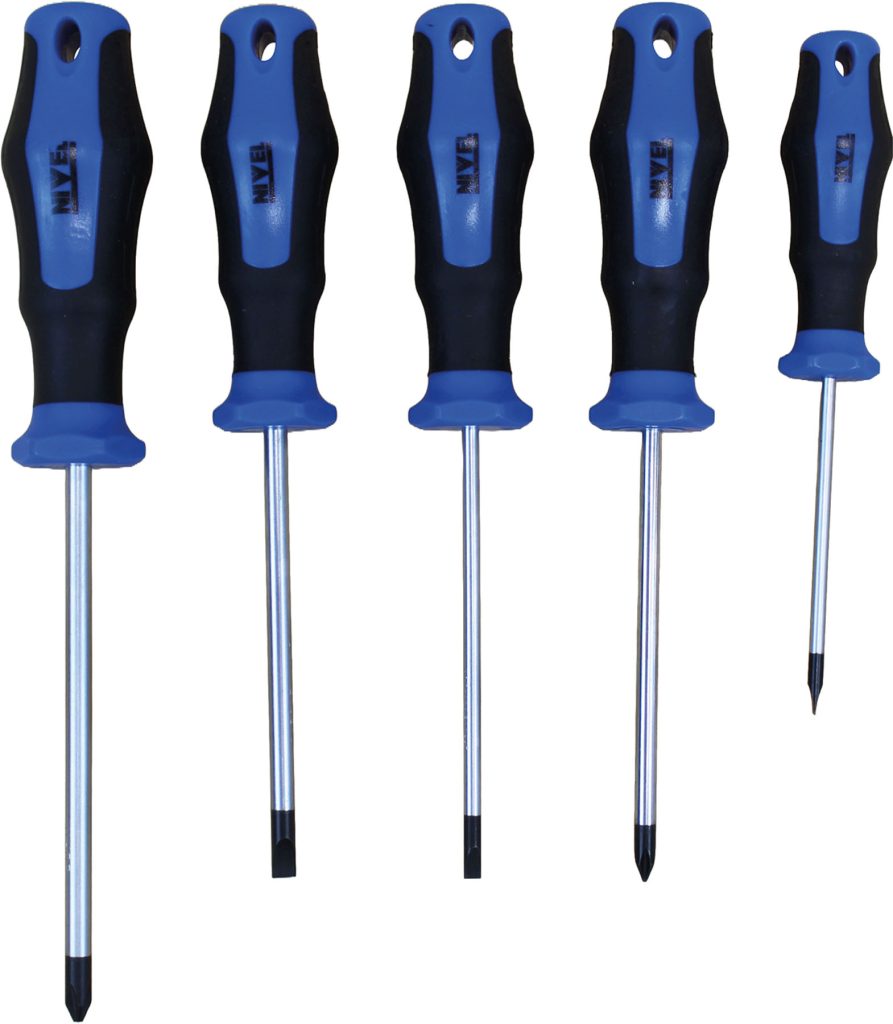 DESTORNILLADOR JGO 5 PZS 3 PL+