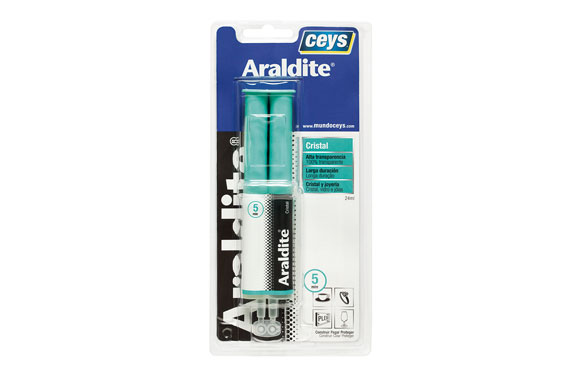 ARALDITE JERINGA 24 ML TRANSPA
