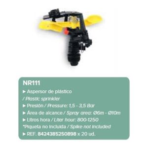 ASPERSOR CABEZ.IMPAC.REGUL. 36