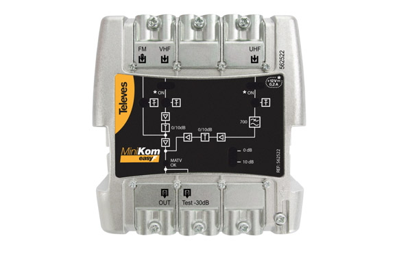 AMPLIFICADOR MINIKOM MATV 3E/1