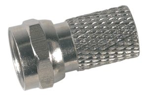 CONECTOR "F" ROSCADO C/JUNTA (