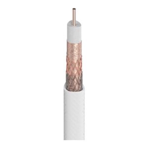 CABLE COAXIAL CU 100M BCO TELE
