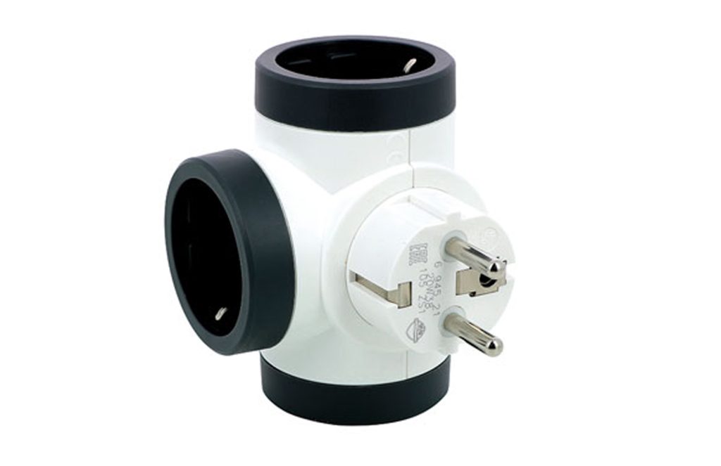 ADAPTADOR TRIPLE ROTATIVO 180º