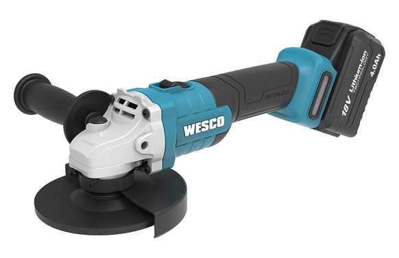 AMOLADORA 18V BAT. 4.0 AH Y CA