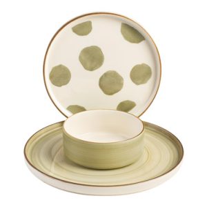 SET 3 PLATOS 1 SERV.CERAM.DECO
