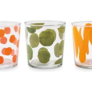 VASOS VIDRIO FALL 3 UDS SURTID