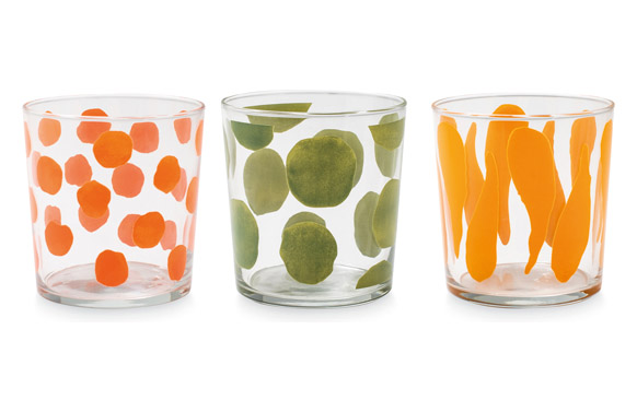 VASOS VIDRIO FALL 3 UDS SURTID