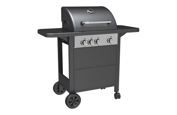 BARBACOA GAS 3 QUEMADORES + 1