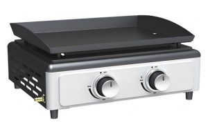 PLANCHA GAS 2 QUEMADORES