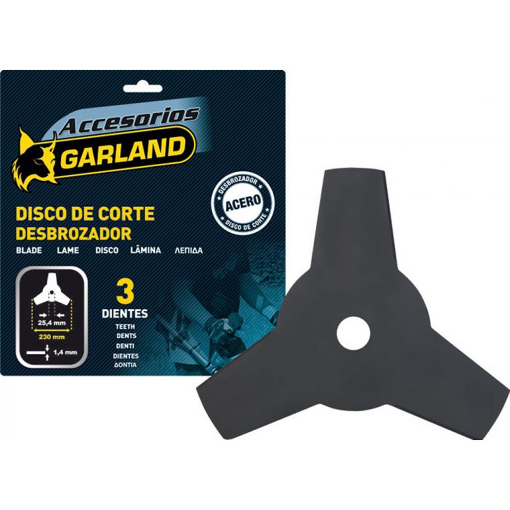 DISCO DESBROZADORA 3 DIENTES Ø