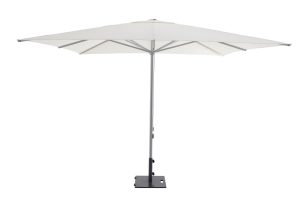 PARASOL ALUM. BLCO 3 X 3 48 MM