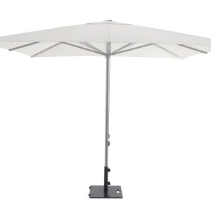 PARASOL ALUM. BLCO 3 X 3 48 MM