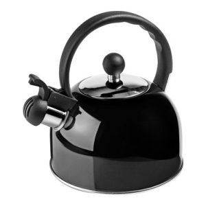 TETERA PAVA INOX NEGRA 2,5 L