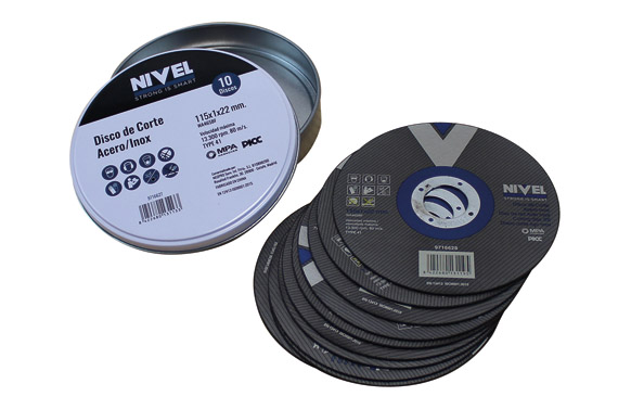 DISCO CORTE INOX 115X1X22MM LA