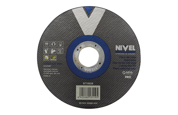 DISCO CORTE INOX 115x1x22MM NI