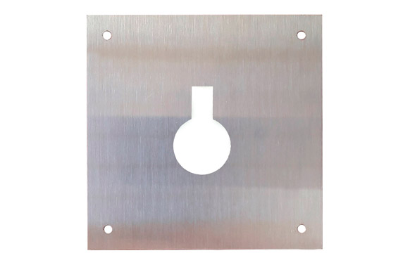 PLACA 80X80MM M-51/8080F INOX