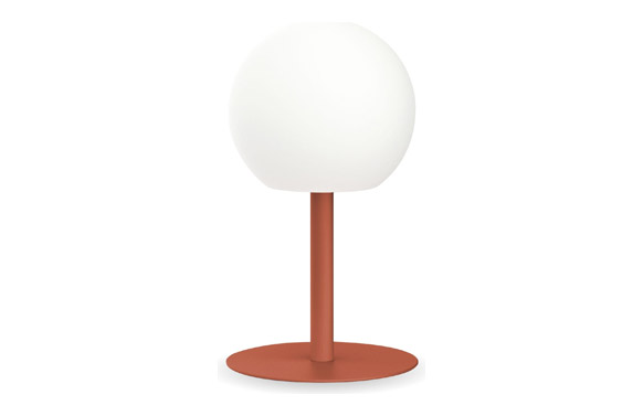 LAMP SOBREM. BOLA TERRACOTA AC