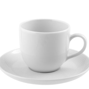 TAZA CAFE CON PLATO PORCELANA