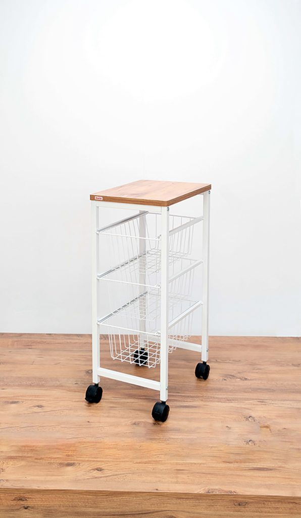 CARRO VERDULERO 3 CESTAS BL 99