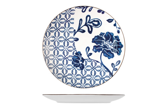 VAJILLA 18 PZAS PORCELANA COUP