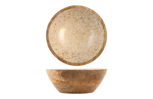 BOL MADERA DECORADO METALDROPS