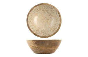 BOL MADERA DECORADO METALDROPS