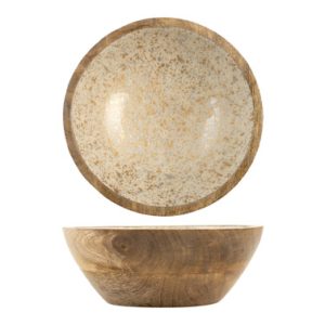 BOL MADERA DECORADO METALDROPS