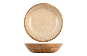 BOL MADERA DECORADO METALDROPS