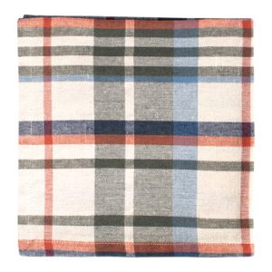 SERVILLETAS ALGODON CUADROS AU