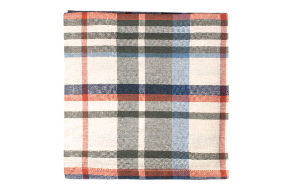 SERVILLETAS ALGODON CUADROS AU