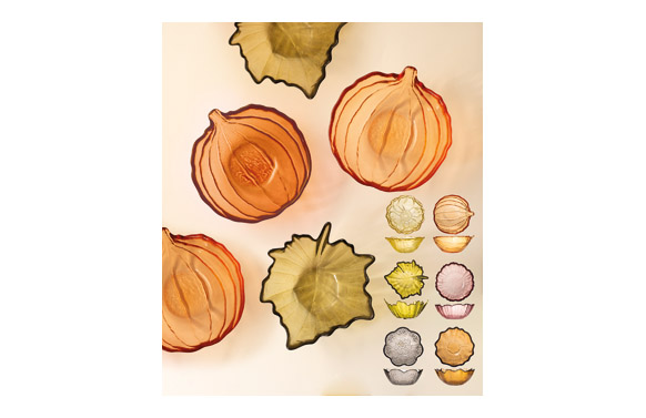 BOL VIDRIO AUTUM SURTIDO 12 CM