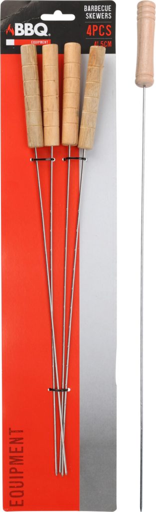 PINCHOS PARA BARBACOA 4 UDS