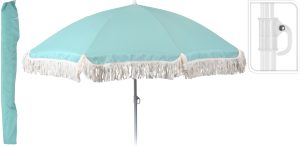PARASOL PLAYA Ø176 CM AZUL CLA