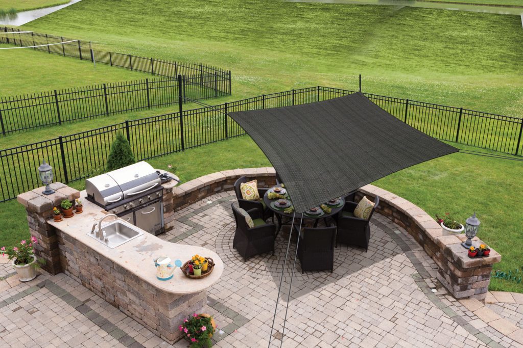 TOLDO VELA CUADRADO 3X3 GRIS