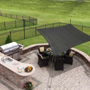 TOLDO VELA CUADRADO 3X3 GRIS