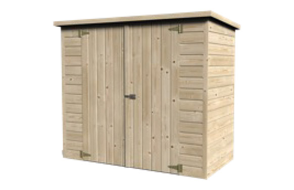 CASETA MADERA BICICLETA 182X90