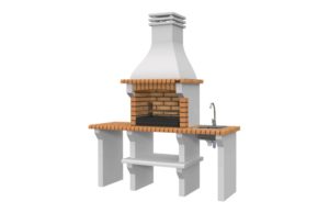 BARBACOA LADRILLO SAGRA 237X19