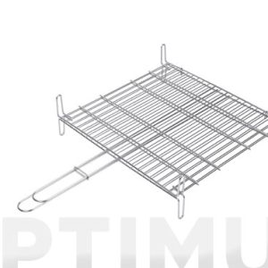 PARRILLA DOBLE INOX 18/8 50X50