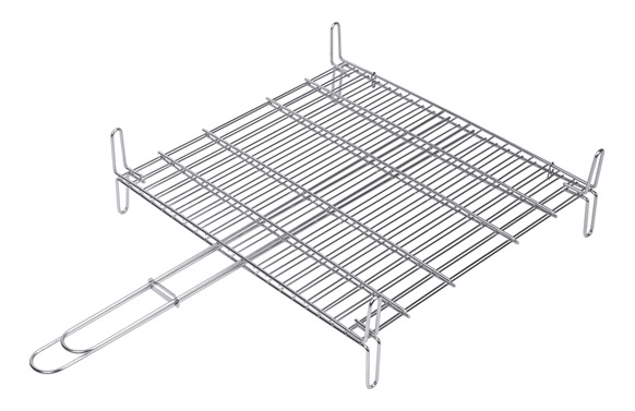 PARRILLA DOBLE INOX 18/8 35X40