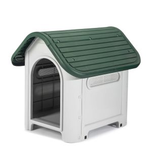 CASETA PERRO RESINA KIRA BEIGE