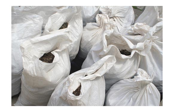 SACO RAFIA BLANCO 70X130CM 10U