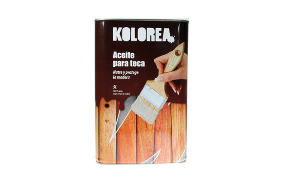 ACEITE TECA 5 L INCOLORO KOLOR