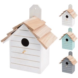 CASITA PAJAROS MADERA SURTIDAS