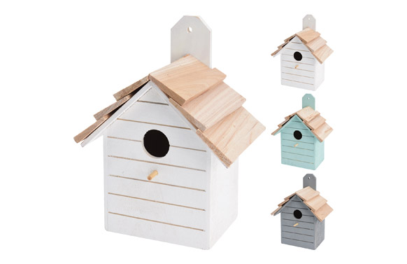 CASITA PAJAROS MADERA SURTIDAS